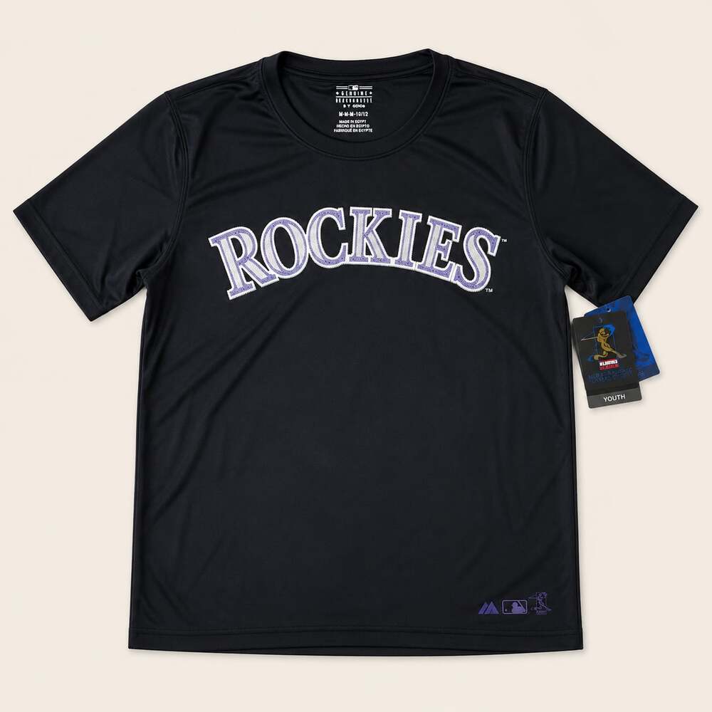 NWT Rockies Arenado 28 Jersey Tee Youth M Streetwear Baseballcore